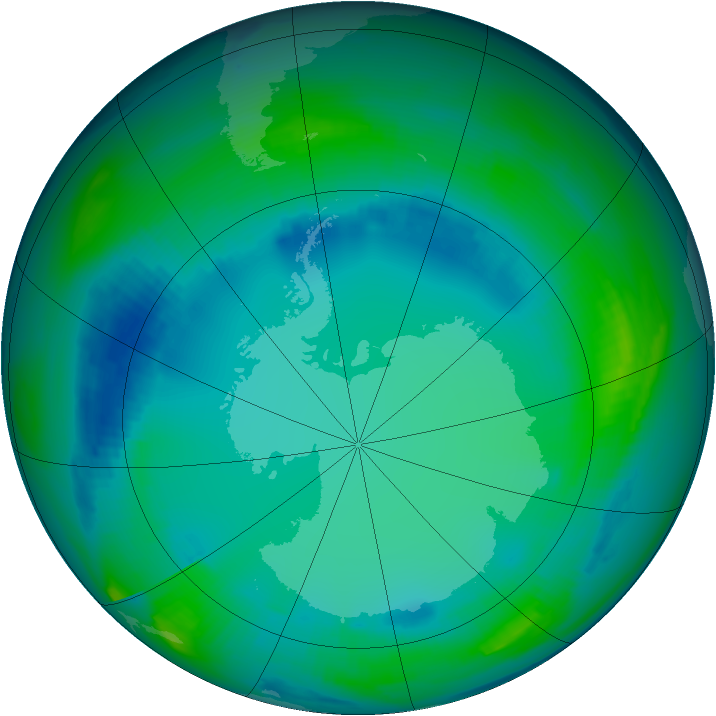 Ozone Map 1999-07-26